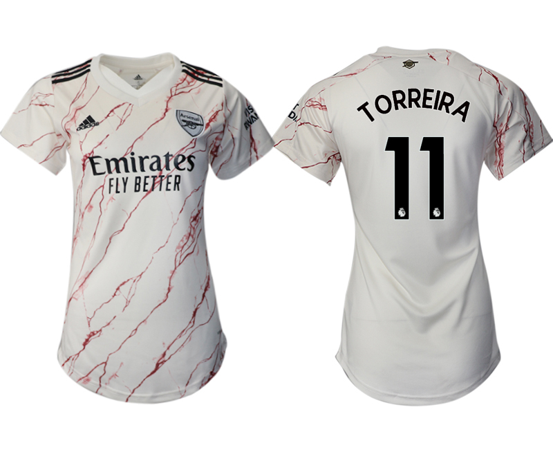 2021 Men Arsenal away aaa version womens #11 soccer jerseys